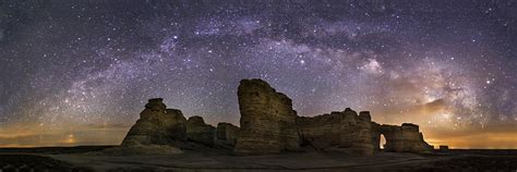 Milky Way over Monument Rocks Photograph by Scott Ackerman - Fine Art ...