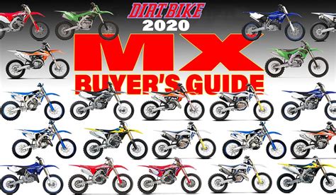 2020 MX BIKE BUYER'S GUIDE--UPDATED! | Dirt Bike Magazine