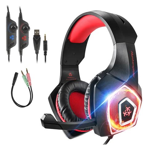 Gaming Headset with Mic for Xbox One PS4 PC Nintendo Switch Tablet ...