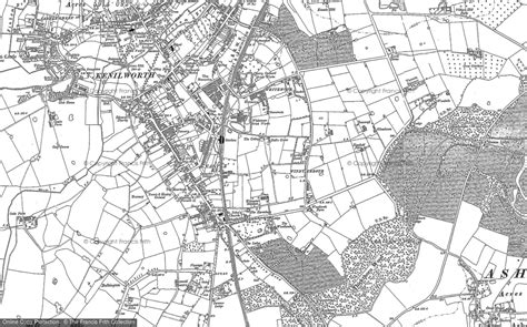 Historic Ordnance Survey Map of Kenilworth, 1886