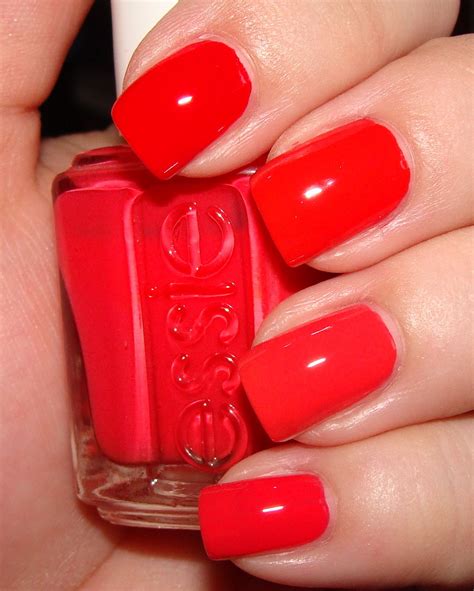 Love red fingernail polish!! | Essie red nail polish, Bright red nail ...