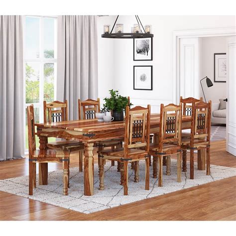 Remarkable Gallery Of Solid Wood Dining Table Set Concept | Shikalexa