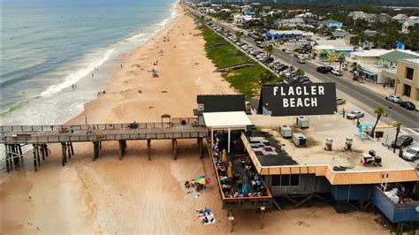 Flagler Beach Pier by Drone - Flagler Beach, FL - YouTube