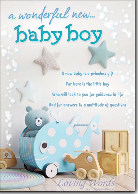 Baby Boy Birth | Greeting Cards by Loving Words