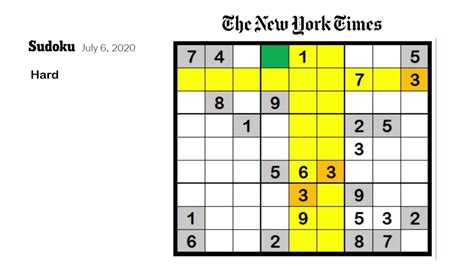 new york times sudoku printable sudoku printable - nyt sudoku easy ...