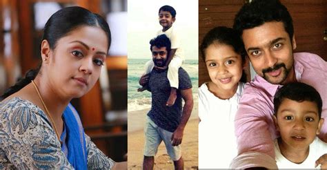 Surya And Jyothika Family : Tamil actor surya family photos with wife ...