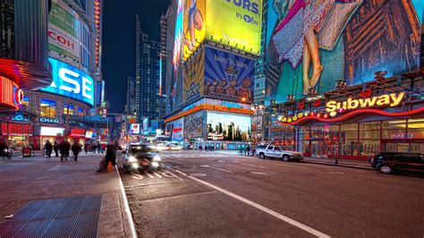 1920x1080 Resolution new york, night, street 1080P Laptop Full HD ...