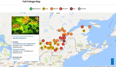 Say Bonjour to fall | Bonjour Québec | Fall foliage map, Foliage map ...