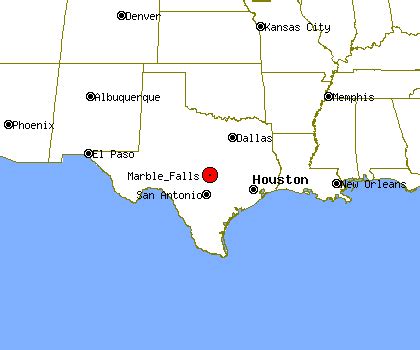 Map Of Marble Falls Texas - Zip Code Map