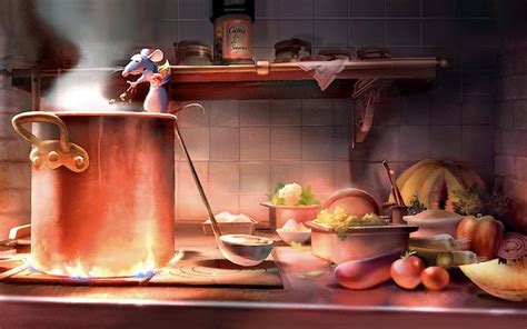 Pixar Wallpaper's Collection: The Art of Ratatouille | Art conceptuel ...