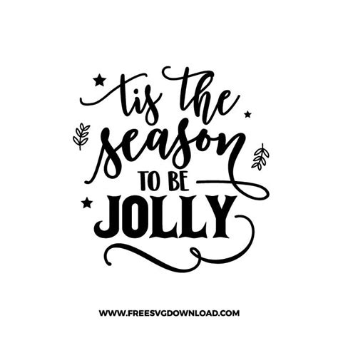 Tis the season to be jolly SVG & PNG free cut files 2 | Free SVG Download