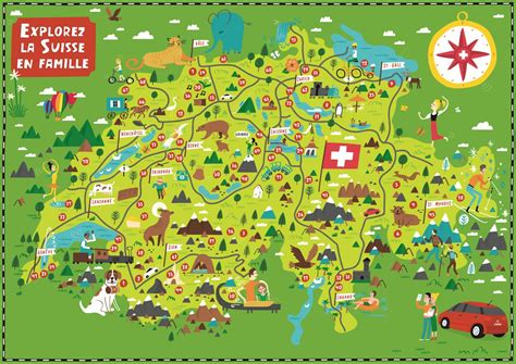 Switzerland Tourist Attractions Map - Best Tourist Places in the World