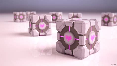 Companion cube Portal by Grumpy-Owl on DeviantArt