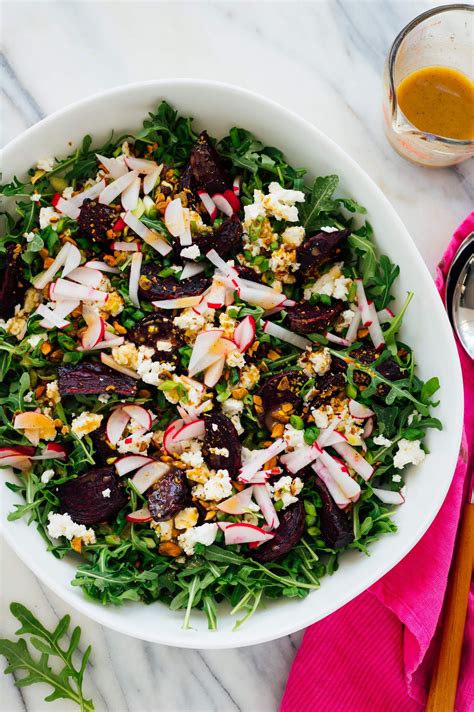 Roasted Beet Salad with Goat Cheese & Pistachios - Cookie and Kate