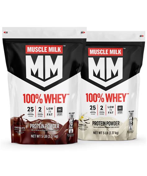 100% WHEY Protein Powder | Muscle Milk©