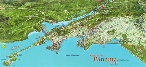 Large Panama City Maps for Free Download and Print | High-Resolution ...