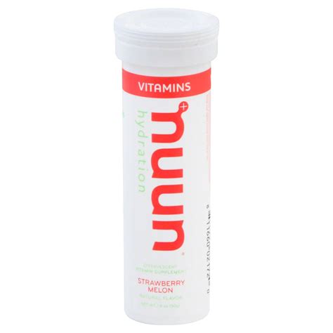 Nuun Hydration Strawberry Melon Beverage Tab - Shop Mixes & flavor ...