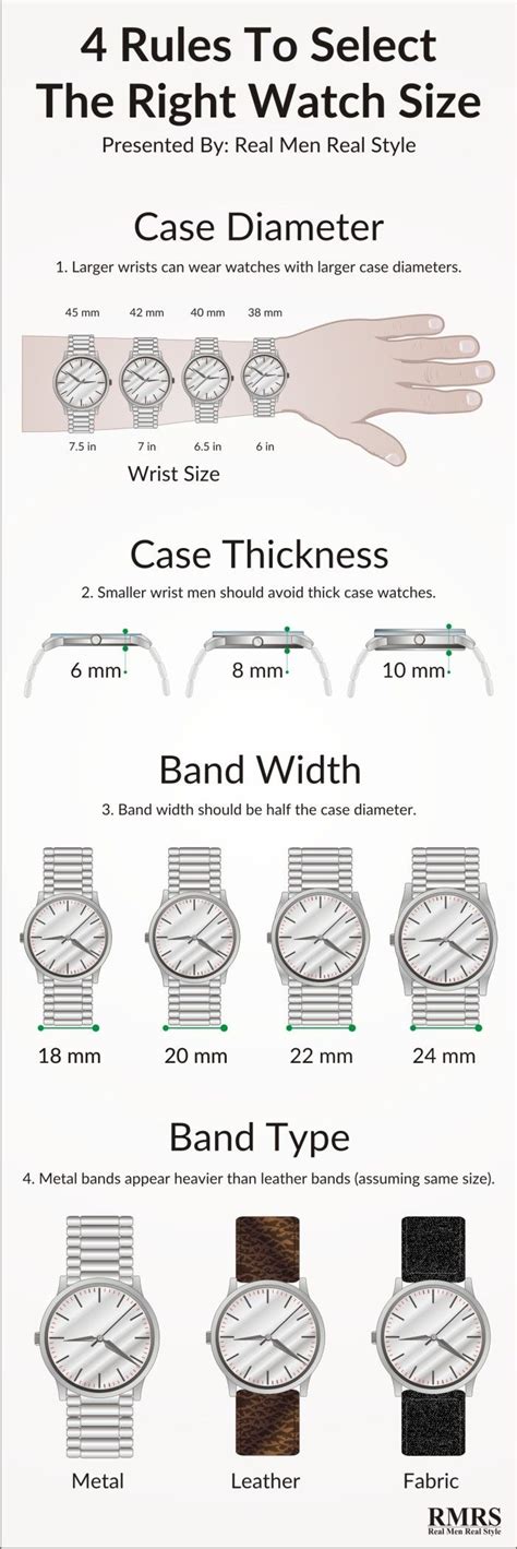 Size Chart Watch Size Guide Wrist Female – Yoiki Guide