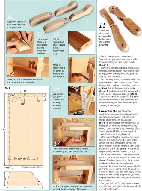 Woodworker - Automata Toy Plans • WoodArchivist