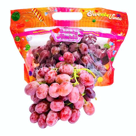 Candy Hearts® Red Seedless Grapes (1kg) — MomoBud