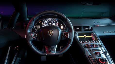 Lamborghini Aventador Interior CGI Wallpapers | HD Wallpapers | ID #28007