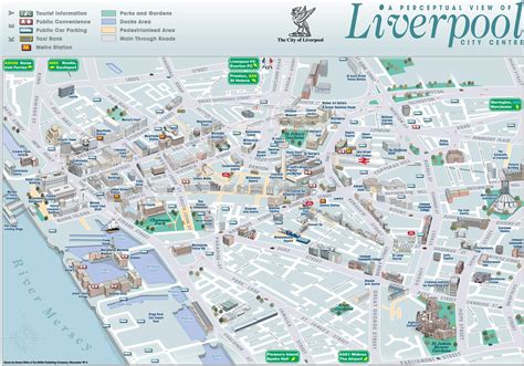 Liverpool sightseeing map - Ontheworldmap.com