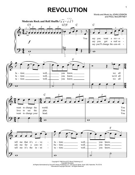 Revolution | Sheet Music Direct