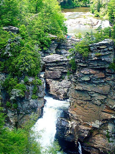 Waterfalls off of Blue Ridge Parkway; North Carolina | Nature ...