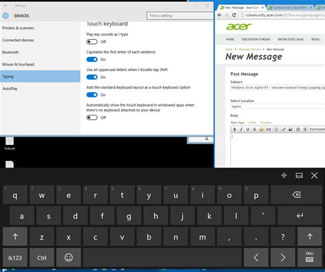 Windows 10 Disable Onscreen Keyboard - Microsoft Community