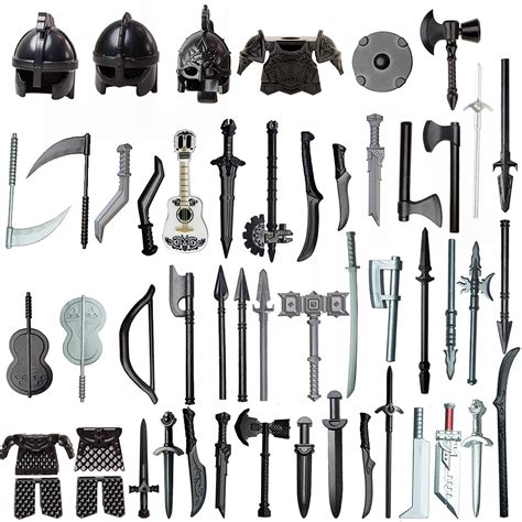 Buy ZOSTER Weapon Set Medieval Knight Weapons Set Armor Helmet Shield ...