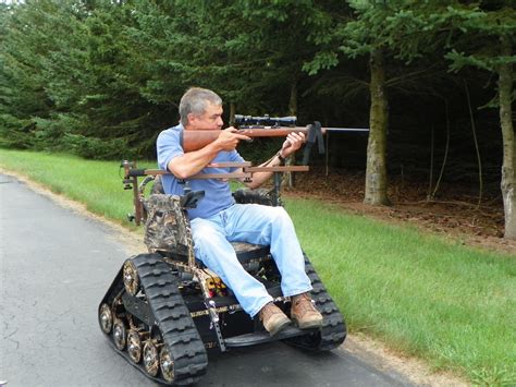 All Terrain Wheelchair With Tracks