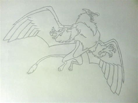 Griffin Sketch by PuffNinja on DeviantArt