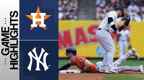 Astros vs. Yankees Game Highlights (8/6/23) | MLB Highlights – Track ...