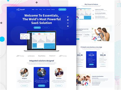 SaaS Landing Page Design