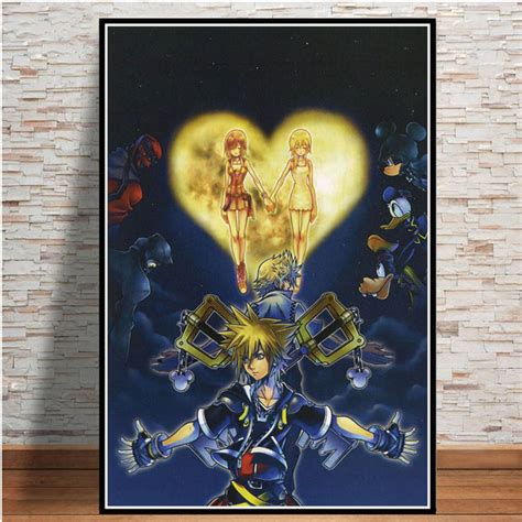 Nordic Poster Kingdom Hearts Merch Posters Chart-topper Home Decoration ...