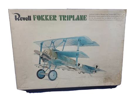 Revell Fokker Triplane And Sopwith Camel Model Kit Box, 54% OFF