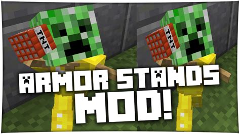 Minecraft: ARMOR STAND MOD! (DOWNLOAD) - YouTube