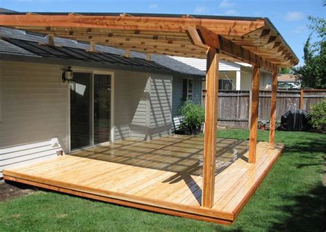 5115 - Wood-Framed Patio Cover with Acrylic Paneling | Diy patio cover ...