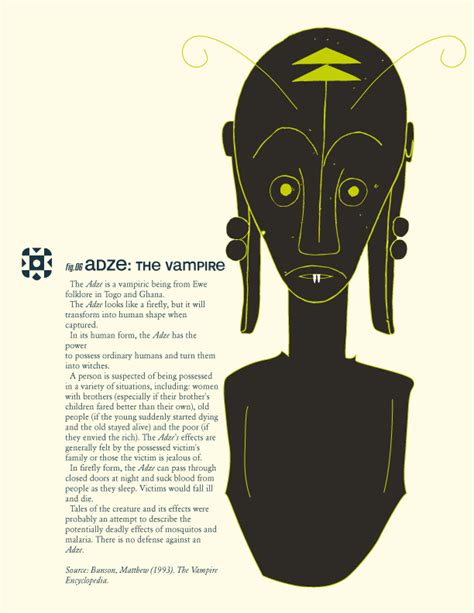 African Mythological Creatures: Adze, The Vampire – The Illustrationist