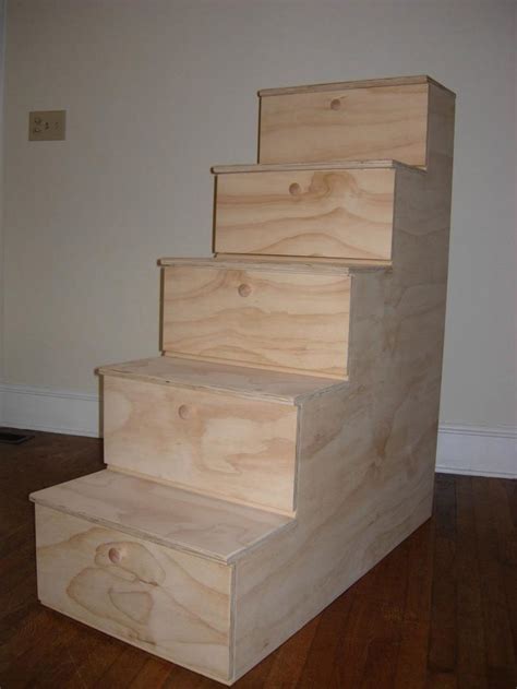 How to build bunk bed stairs with drawers