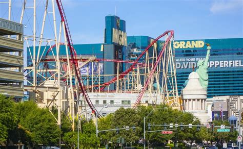 The Roller Coaster at New York New York Hotel - LAS VEGAS - NEVADA ...