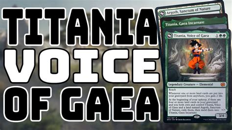 Titania, Voice of Gaea EDH + GAEA INCARNATE The Brothers War Commander ...