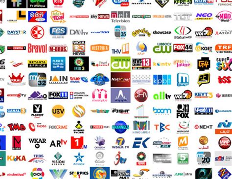 Massive collection of TV channel logos