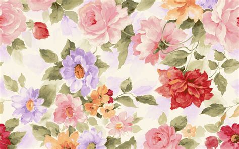 Watercolor Flowers Wallpaper Download