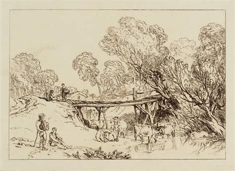 Joseph Mallord William Turner, 'Bridge and Cows' 1807 | Joseph mallord ...