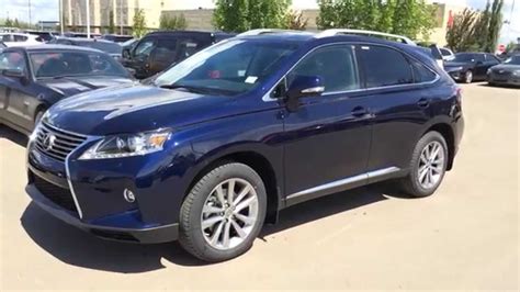 2015 Lexus RX 350 AWD Touring Package Review - Blue on Black Leather ...