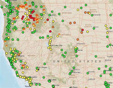 Pacific Northwest Wildfire Map