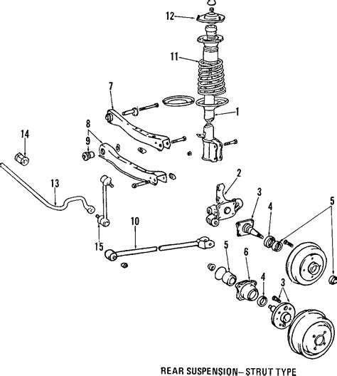 Toyota Corolla Absorber assembly, shock. Macpherson strut - 4854012040 ...