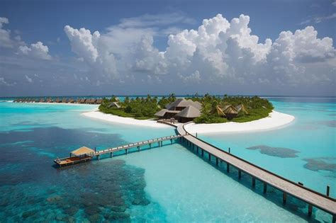 Premium AI Image | Maldives island