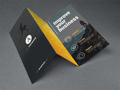 Tri Fold Brochure Template PSD - Brochure Templates - Graphicfy